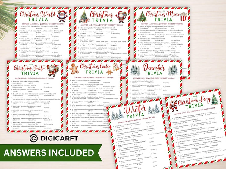 Merry Moments: 90 Printable Christmas Games